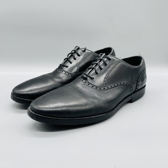 Cole Haan Shoes Mens 11 Black Leather Grand OS Brogue Oxford Lace Up Dress main image 4